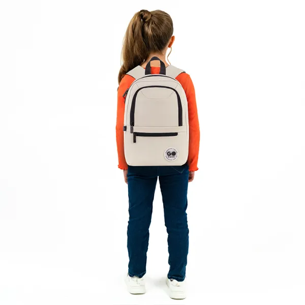 Рюкзак шкільний підлітковий GoPack Education Teens 119S Бежевий (GO26-119S-3) - Фото 11