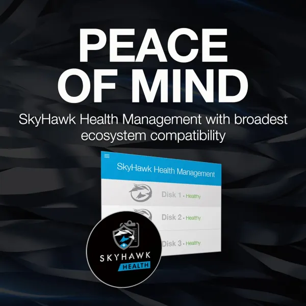 Жесткий диск 12TB 3.5" 7200 512MB SATA SkyHawk AI Seagate (ST12000VE003) - Фото 6