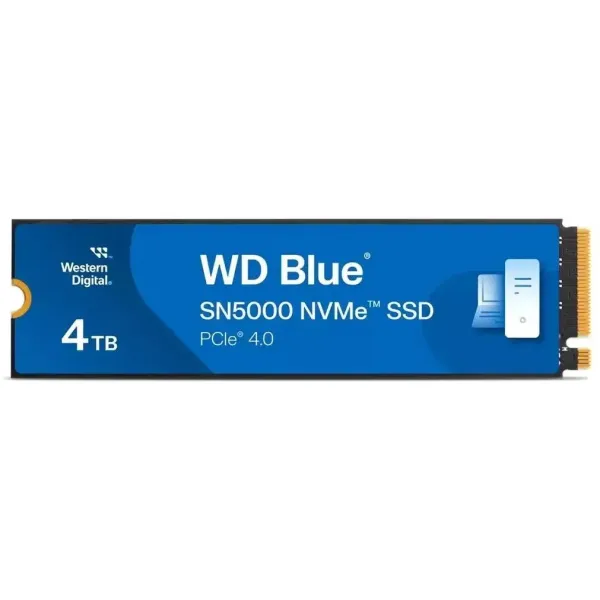 Накопичувач SSD M.2 4TB PCIe 4.0 Blue SN5000 WD (WDS400T4B0E)