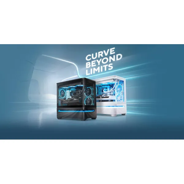 Корпус Prime AP202 Tempered Glas ARGB, mATX, білий ASUS (90DC00P3-B19000) - Фото 1