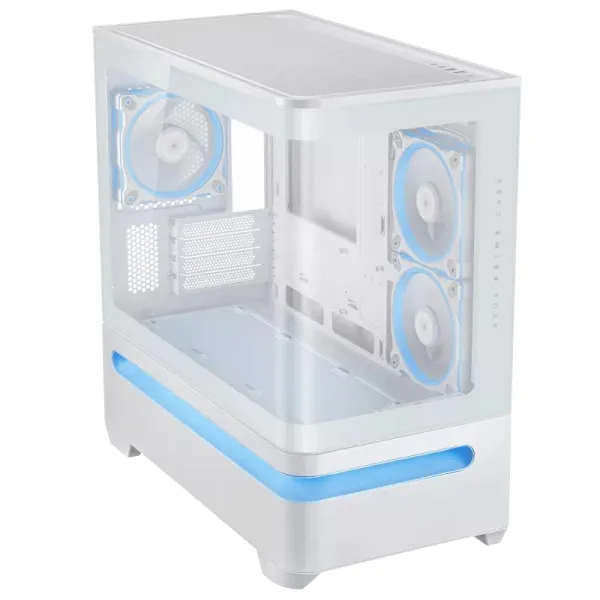 Корпус Prime AP202 Tempered Glas ARGB, mATX, білий ASUS (90DC00P3-B19000) - Фото 4