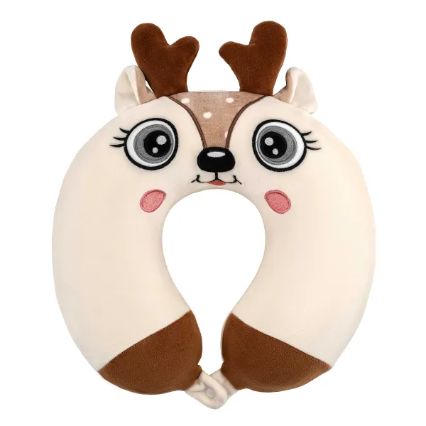 Подушка для шеи Travel Reindeer 30х30см, полиуретановая пена, белая Ardesto (ART3031NEP)