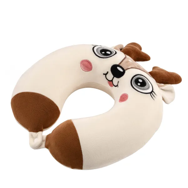 Подушка для шеи Travel Reindeer 30х30см, полиуретановая пена, белая Ardesto (ART3031NEP) - Фото 1