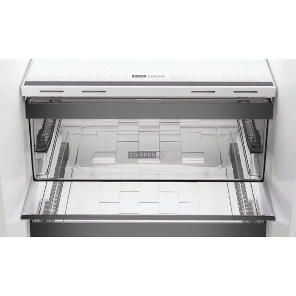 Холодильник 186.5x60х66.3, 210/104л, А++, NF, інв., нерж Whirlpool (WHK26362XP5E) - Фото 4