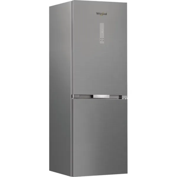 Холодильник 186.5x60х66.3, 210/104л, А++, NF, інв., нерж Whirlpool (WHK26362XP5E) - Фото 5