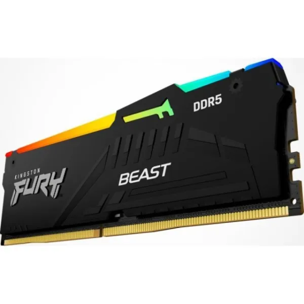 Память ПК DDR5 16GB 6000 FURY Beast RGB EXPO Kingston (KF560C36BBE2A-16) - Фото 1