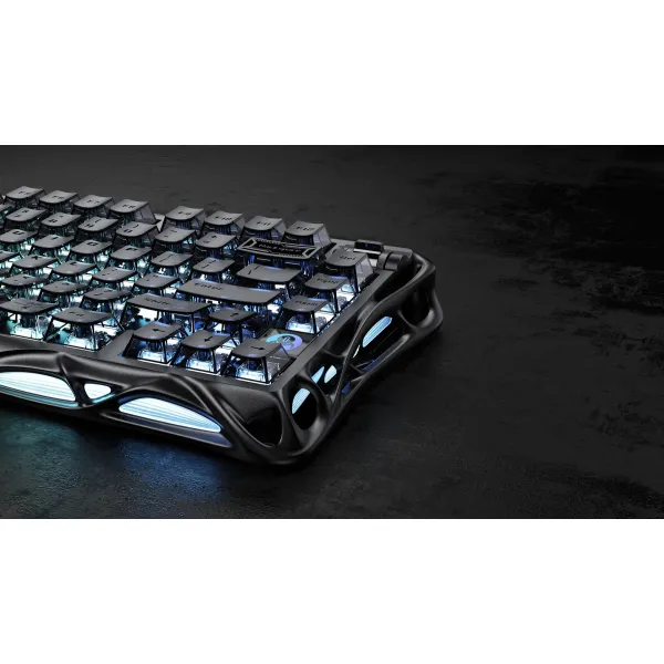 Клавиатура USB-A механическая, RGB, Mercury V75, Magnetic Jade Pro, 8K, Stealth Black GravaStar (GS_V75_BLK) - Фото 5
