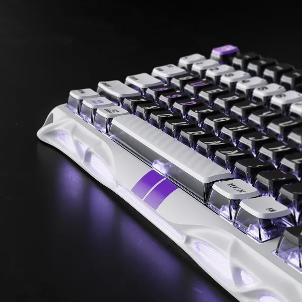 Клавиатура USB-A механическая, RGB, Mercury V75, Magnetic Jade Pro, 8K, Mecha Gray GravaStar (GS_V75_GWT) - Фото 3