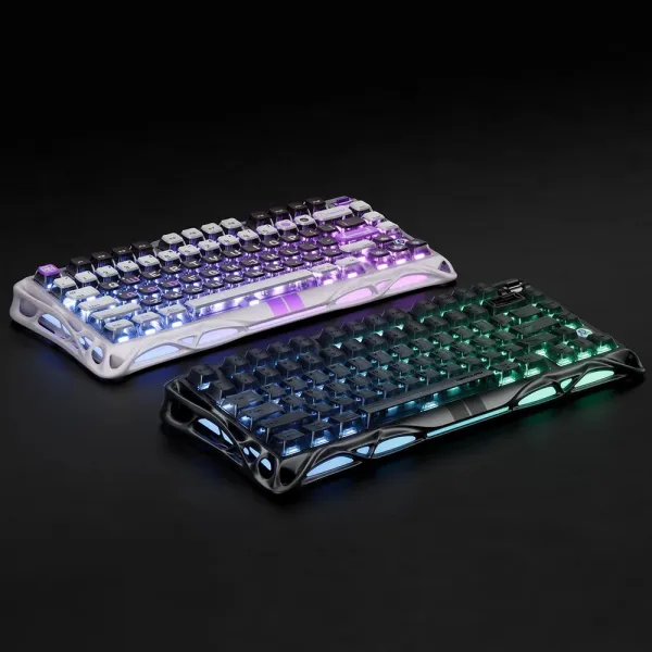 Клавиатура USB-A механическая, RGB, Mercury V75, Magnetic Jade Pro, 8K, Mecha Gray GravaStar (GS_V75_GWT) - Фото 4
