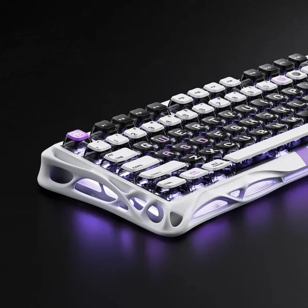 Клавиатура USB-A механическая, RGB, Mercury V75, Magnetic Jade Pro, 8K, Mecha Gray GravaStar (GS_V75_GWT) - Фото 5