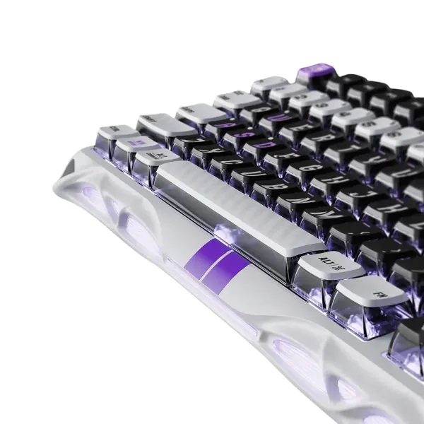 Клавиатура USB-A механическая, RGB, Mercury V75, Magnetic Jade Pro, 8K, Mecha Gray GravaStar (GS_V75_GWT) - Фото 13