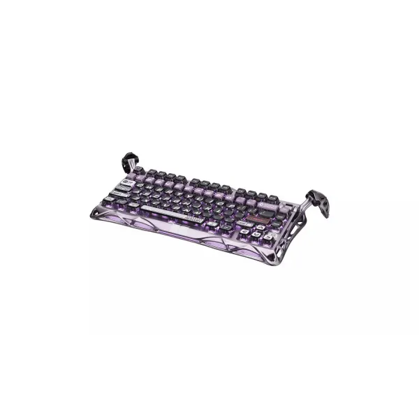 Клавиатура USB-A механическая, RGB, Mercury V75 Pro, Magnetic Jade Gaming, 8K, Iron Purple GravaStar (GS_V75_PRO_PL) - Фото 14