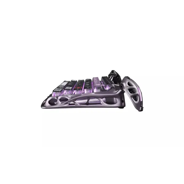 Клавиатура USB-A механическая, RGB, Mercury V75 Pro, Magnetic Jade Gaming, 8K, Iron Purple GravaStar (GS_V75_PRO_PL) - Фото 16