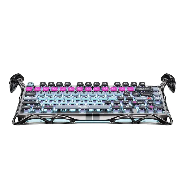 Клавиатура USB-A механическая, RGB, Mercury V75 Pro, Magnetic Jade Gaming, 8K, Cyberpunk GravaStar (GS_V75_PRO_RM_EGRY) - Фото 15