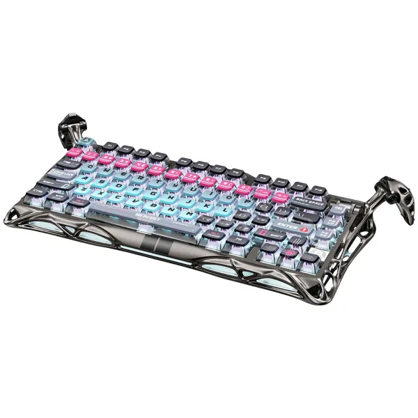 Клавиатура USB-A механическая, RGB, Mercury V75 Pro, Magnetic Jade Gaming, 8K, Cyberpunk GravaStar (GS_V75_PRO_RM_EGRY) - Фото 16
