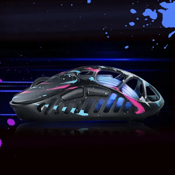 Мышь BT/WL/USB-A RGB, Mercury X Pro, 8K, Neon Graffiti GravaStar (GS_X_PRO_CG_BLK) - Фото 10