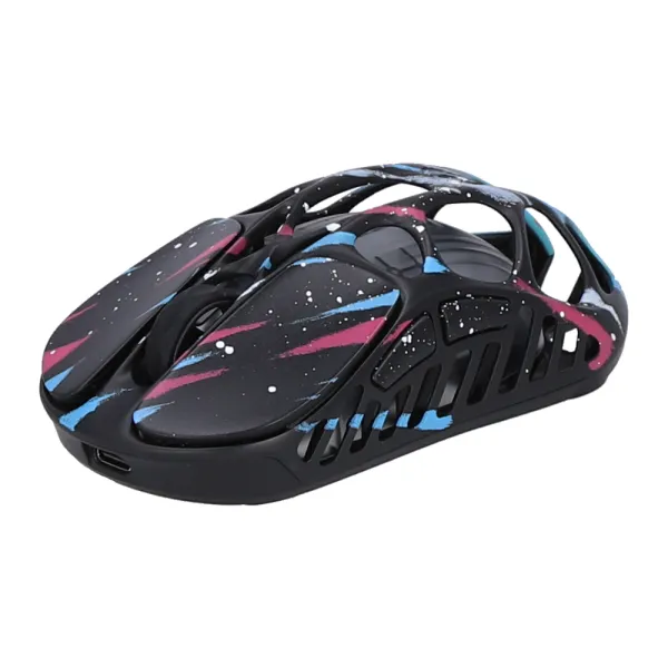 Мышь BT/WL/USB-A RGB, Mercury X Pro, 8K, Neon Graffiti GravaStar (GS_X_PRO_CG_BLK) - Фото 12