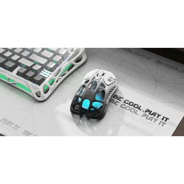 Мышь BT/WL/USB-A RGB, Mercury M1 Pro, Gradient Black GravaStar (GRAVASTAR_M1_PRO_GBLK) - Фото 4