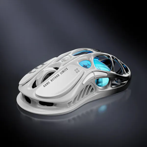 Мышь BT/WL/USB-A RGB, Mercury M1 Pro, Gradient Black GravaStar (GRAVASTAR_M1_PRO_GBLK) - Фото 5