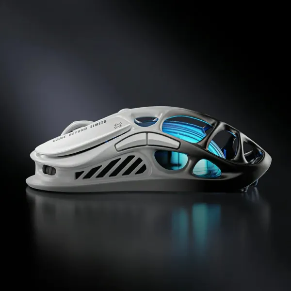 Мышь BT/WL/USB-A RGB, Mercury M1 Pro, Gradient Black GravaStar (GRAVASTAR_M1_PRO_GBLK) - Фото 12