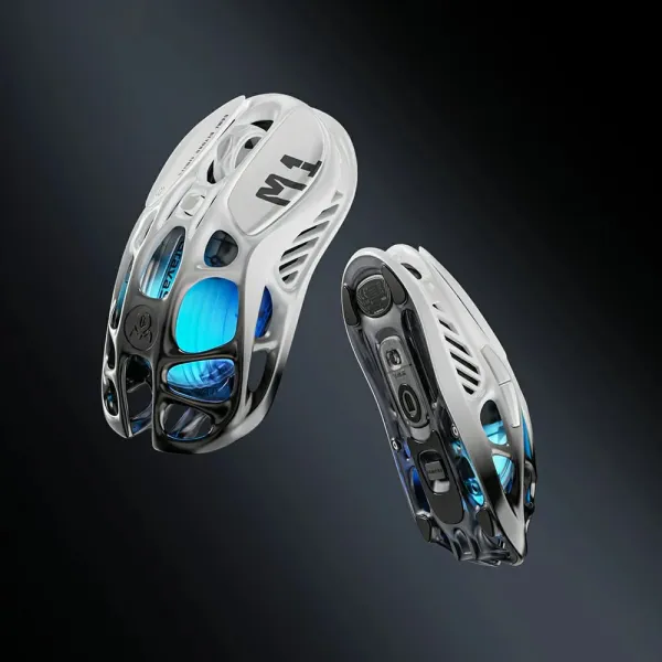 Мышь BT/WL/USB-A RGB, Mercury M1 Pro, Gradient Black GravaStar (GRAVASTAR_M1_PRO_GBLK) - Фото 13