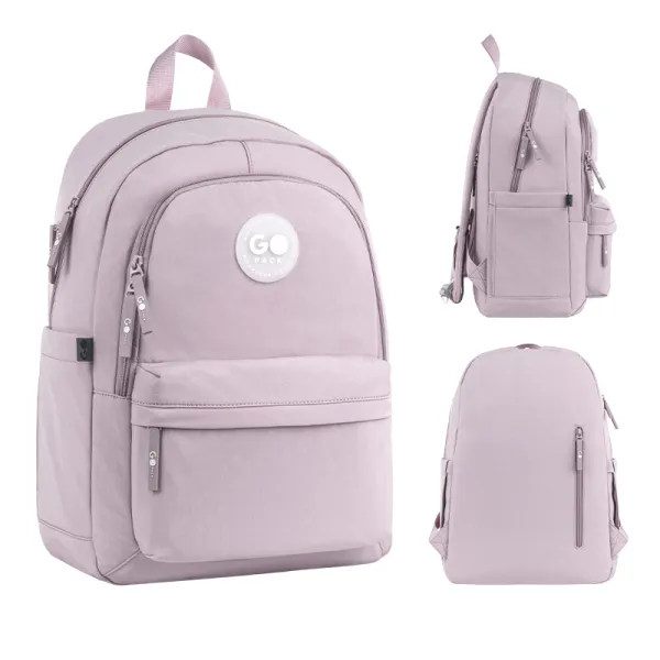 Рюкзак шкільний підлітковий GoPack Education Teens 141L Пудровий рожевий (GO26-141L-2) - Фото 2