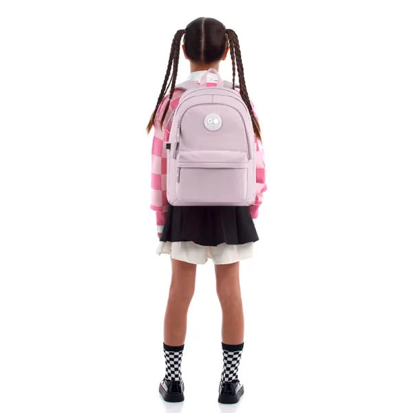 Рюкзак шкільний підлітковий GoPack Education Teens 141L Пудровий рожевий (GO26-141L-2) - Фото 13