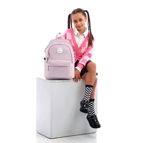 Рюкзак шкільний підлітковий GoPack Education Teens 141L Пудровий рожевий (GO26-141L-2) - Фото 14