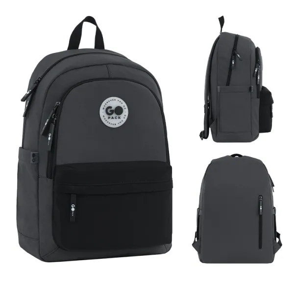 Рюкзак шкільний підлітковий GoPack Education Teens 141L Чорний, сірий (GO26-141L-4) - Фото 3