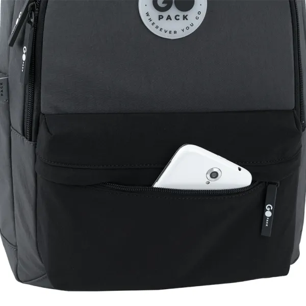 Рюкзак шкільний підлітковий GoPack Education Teens 141L Чорний, сірий (GO26-141L-4) - Фото 8