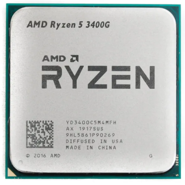 Процессор Ryzen 5 3400G 4C/8T 3.7/4.2GHz Boost 4Mb TRAY AMD (YD3400C5M4MFH)