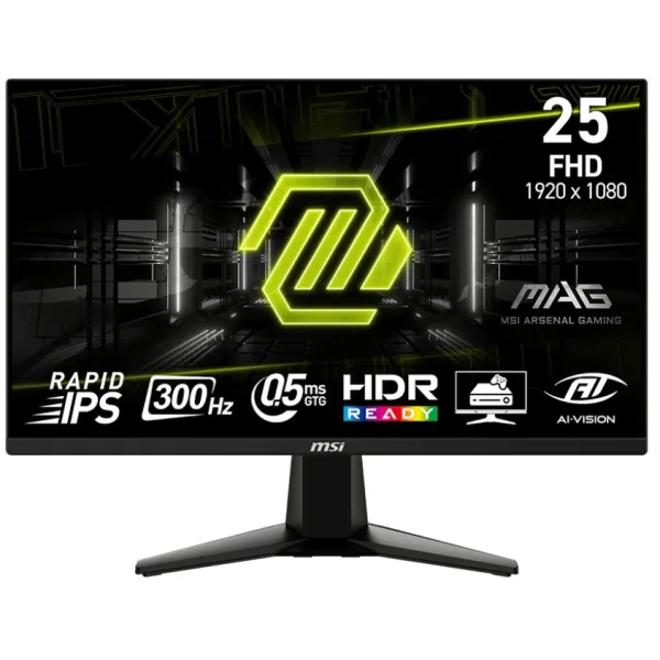 Монітор 24.5" MAG 255XF, IPS, 300Hz MSI (9S6-3BC21M-061)