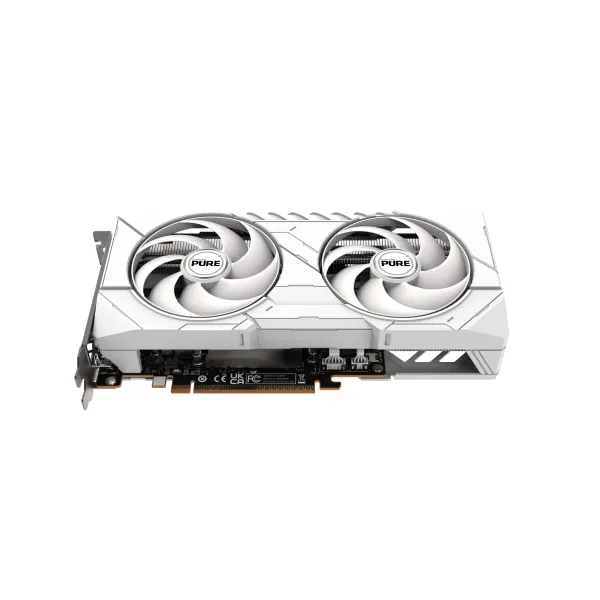 Видеокарта Radeon RX 9060 XT 16GB GDDR6 PURE GAMING OC белый SAPPHIRE (11350-02-20G) - Фото 2