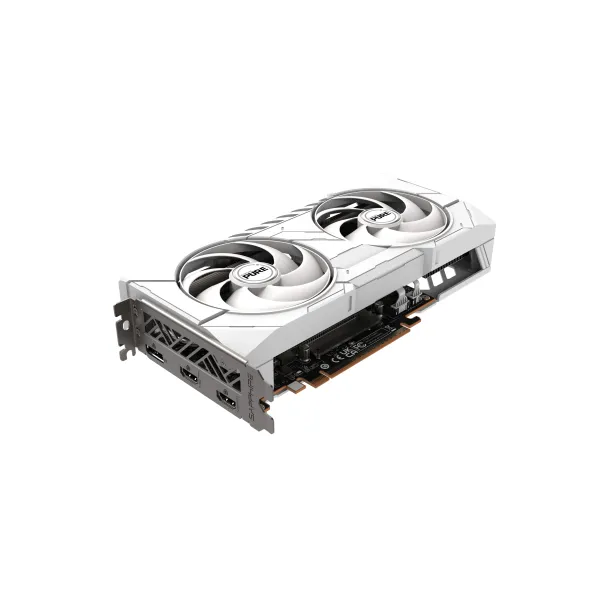 Видеокарта Radeon RX 9060 XT 16GB GDDR6 PURE GAMING OC белый SAPPHIRE (11350-02-20G) - Фото 4