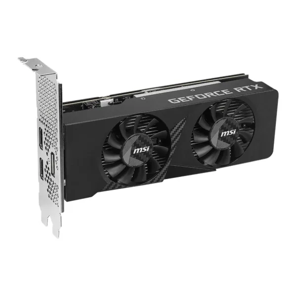 Видеокарта GeForce RTX 3050 6GB GDDR6 LP E OC MSI (912-V812-213) - Фото 2