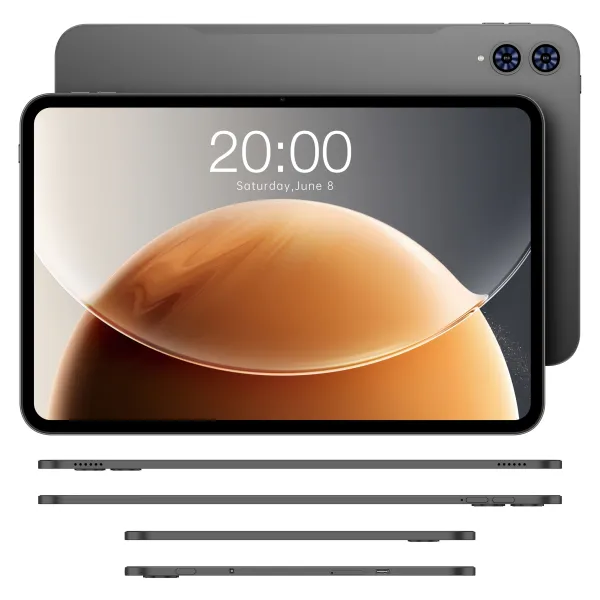 Планшет T65 13.4" 8ГБ, 128ГБ, LTE, 8000мА•ч, Android, сірий Teclast (6940709687758) - Фото 12