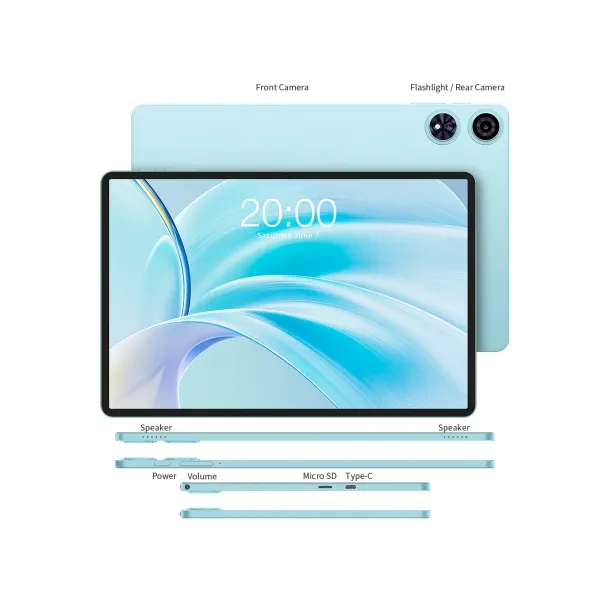 Планшет P50 KIT 11" 4ГБ, 128ГБ, 7000мА•ч, Android, блакитний Teclast (6940709688519) - Фото 18
