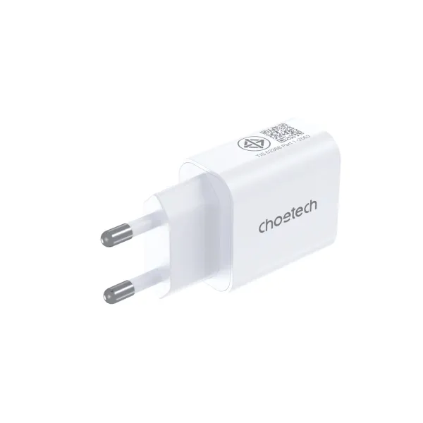 Устройство зарядное сетевое PD30W Type-C белое Choetech (PD3041-EU-WH) - Фото 7