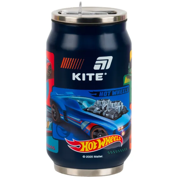 Термочашка з трубочкою 350 мл, Hot Wheels HW Kite (HW25-1263) - Фото 1