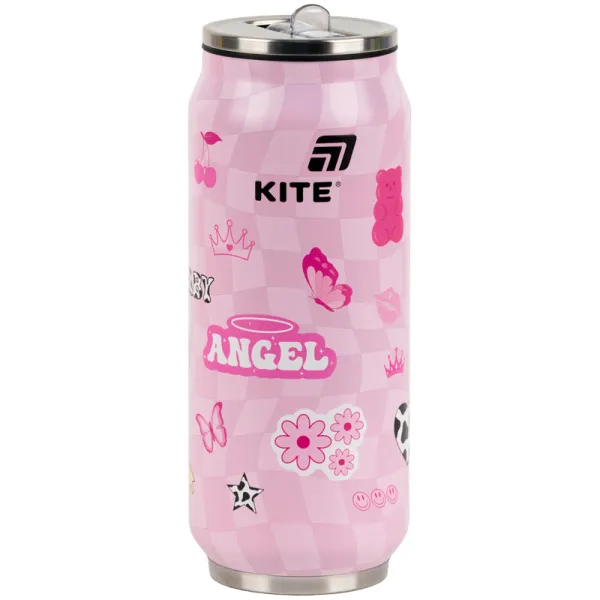 Термочашка с трубочкой, 500 мл, Angel Kite (K25-1264-2) - Фото 4