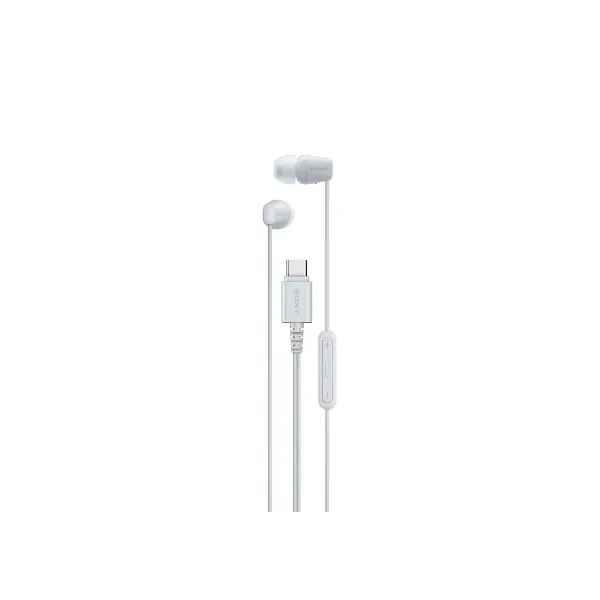 Навушники USB-C IER-EX15C Mic, білі Sony (IEREX15CW.E)