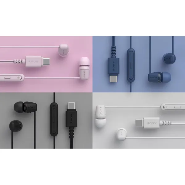 Наіушники USB-C IER-EX15C Mic, сині Sony (IEREX15CL.E) - Фото 2