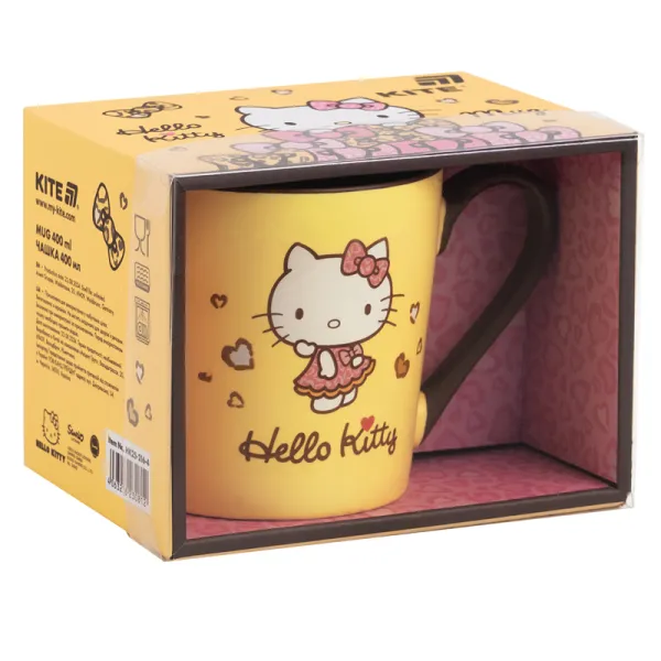 Чашка керамическая 400 мл, подарочная коробка Hello Kitty, HK-4 Kite (HK25-216-4) - Фото 4
