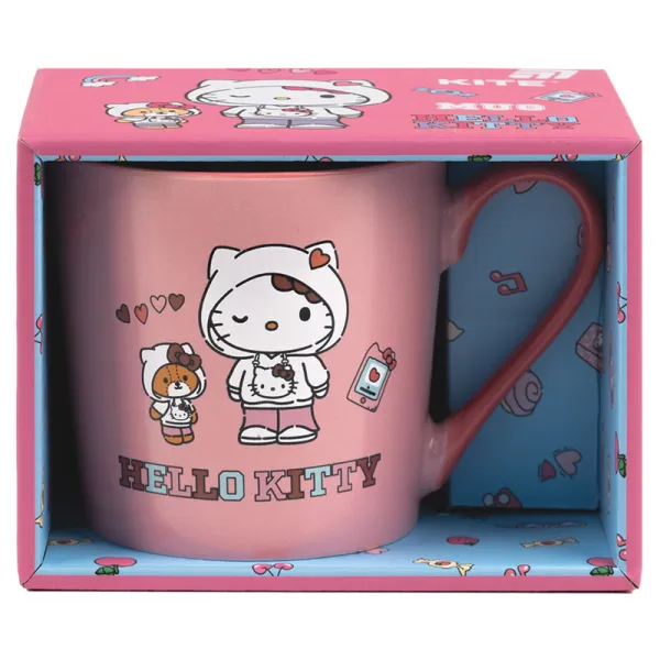 Чашка керамическая 400 мл, подарочная коробка Hello Kitty, HK-5 Kite (HK25-216-5) - Фото 5