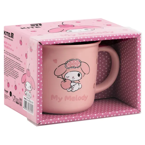 Чашка керамическая 370 мл, подарочная коробка My Melody, HK-1 Kite (HK25-217-1) - Фото 4