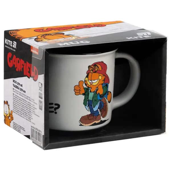Чашка керамическая 370 мл, подарочная коробка Garfield, GF-1 Kite (GF25-217-1) - Фото 4