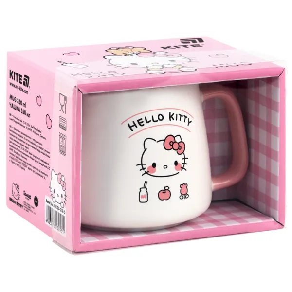 Чашка керамическая 350 мл, подарочная коробка Hello Kitty, HK-2 Kite (HK25-218-2) - Фото 4