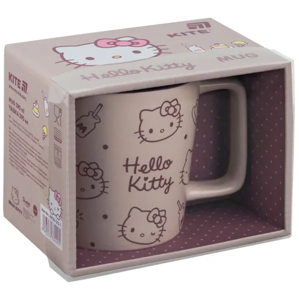 Чашка керамическая 390 мл, подарочная коробка Hello Kitty, HK-1 Kite (HK25-212-1) - Фото 4