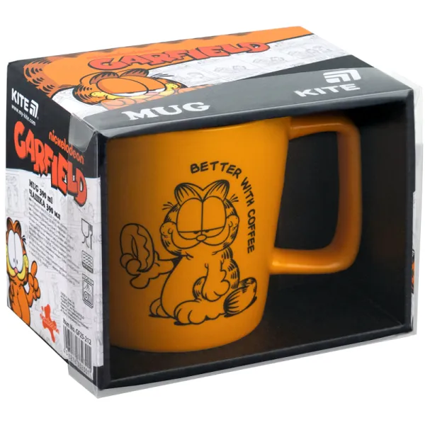 Чашка керамическая 390 мл, подарочная коробка Garfield, GF Kite (GF25-212) - Фото 4