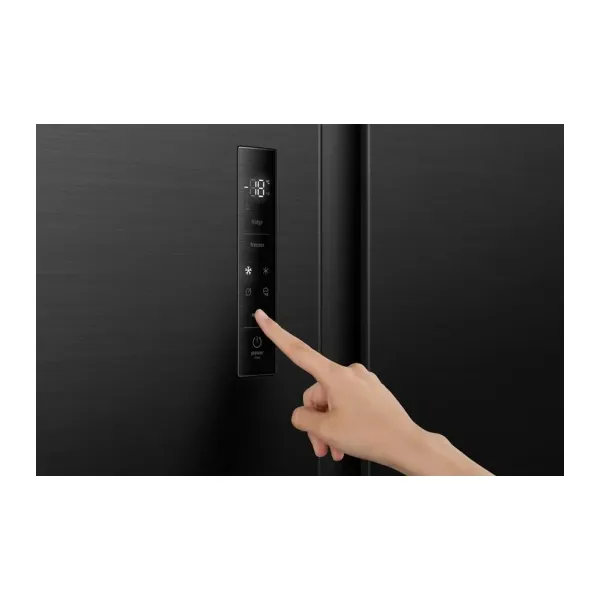 Холодильник 179х62х92см, 345(186)л, А+, NF+, инв., черный Gorenje (NRS917E41BX) - Фото 5